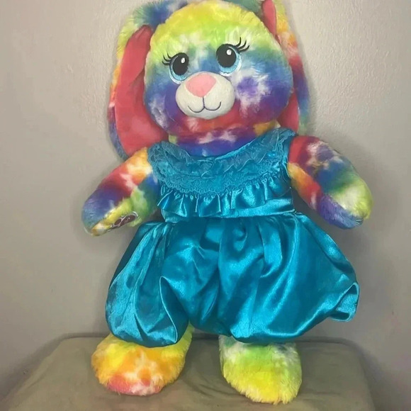 Build A Bear Bright Blooms Bunny Rabbit Plush - Picture 1 of 5